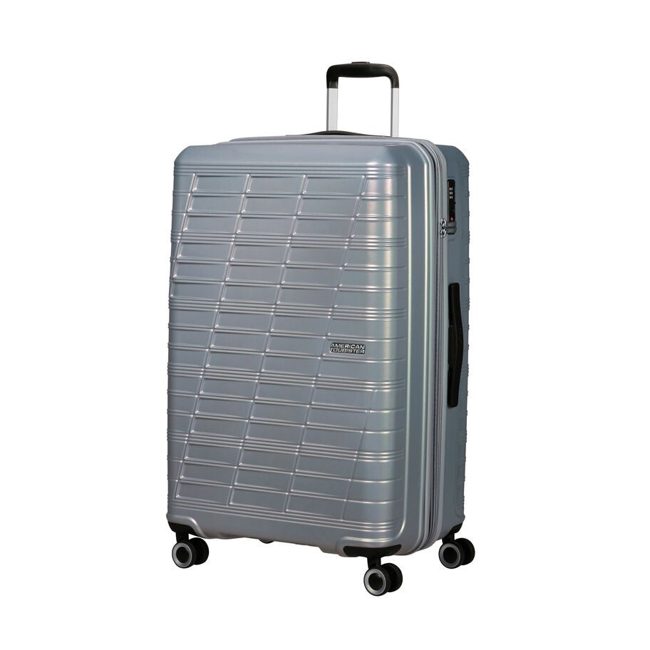 American Tourister Surftime Spinner 3 Piece Set (CO/M/L) in the color Silver. image number 1