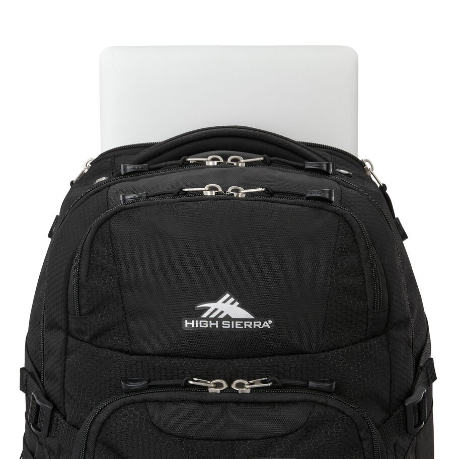 High Sierra Pendall Backpack in the color Black. image number 2
