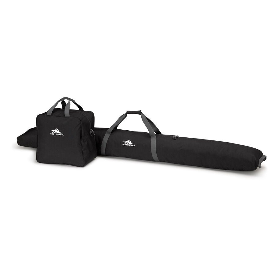 High Sierra Ski Bag and Boot Bag Combo in the color Black/Mercury. image number 0