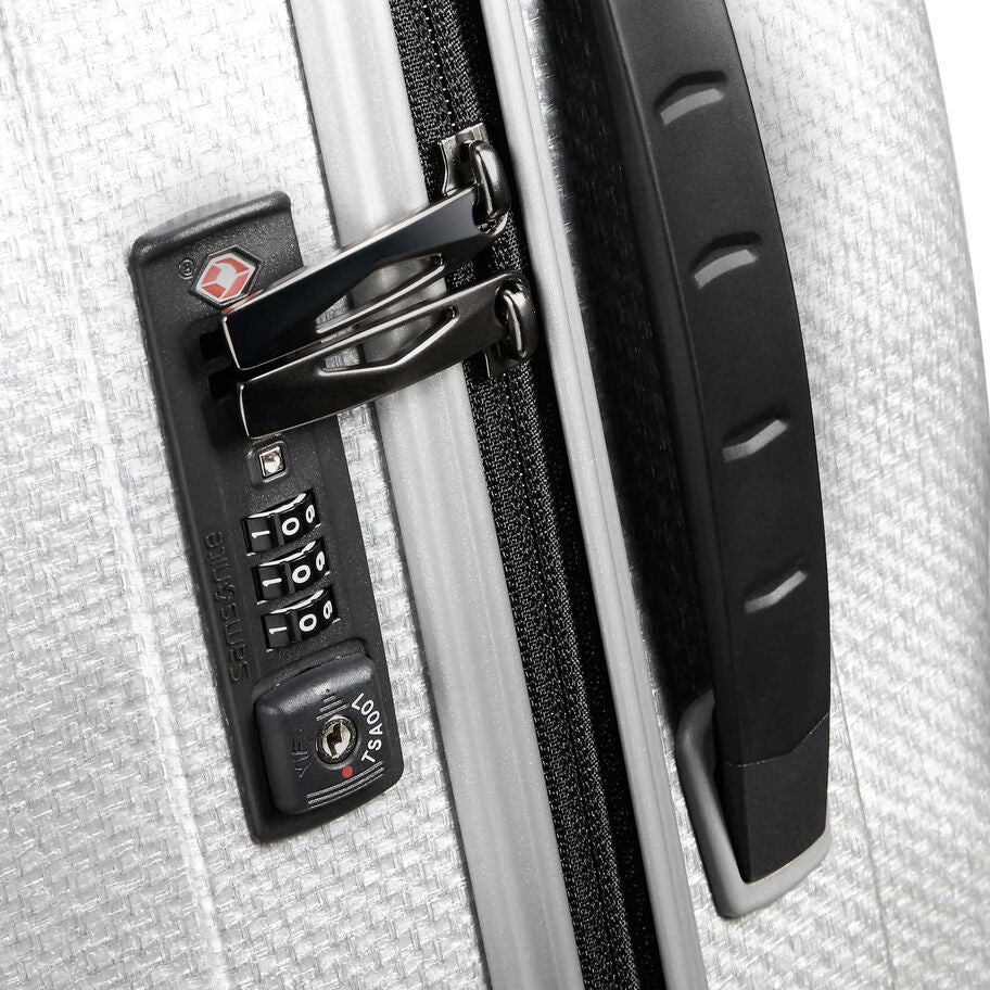 Samsonite C-Lite valise grand &agrave; roues (30) in the color Blanc Cass&eacute;. image number 5