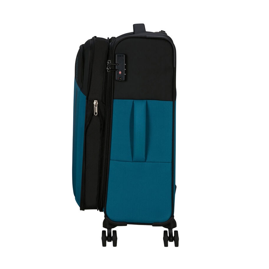 American Tourister Daring Dash valise moyen &agrave; roues in the color Noir/Bleu. image number 3