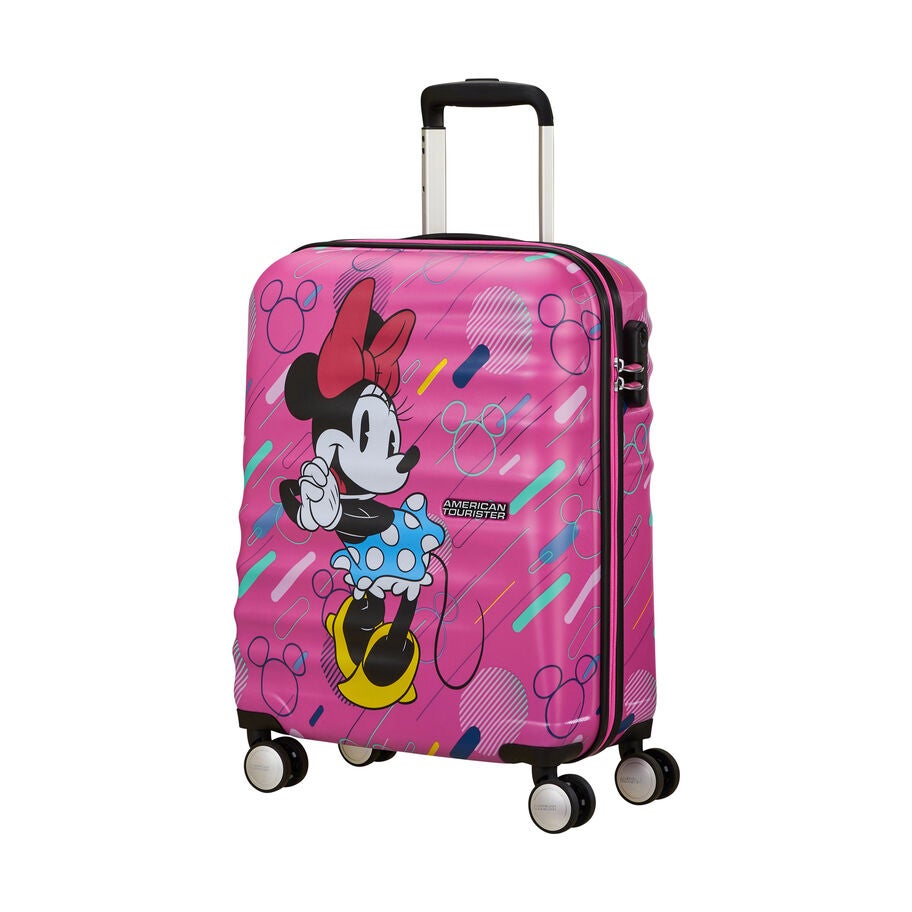American Tourister Disney Wavebreaker Spinner Carry-On&trade; in the color Minnie Future Pop. image number 0