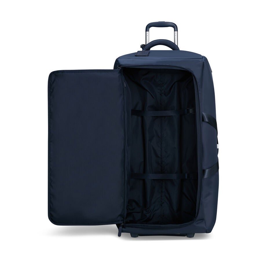 Lipault Foldable Plume Wheeled Duffle (78/29) in the color Navy. image number 2