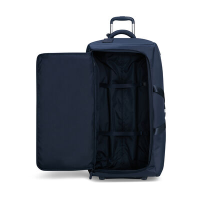 Lipault Foldable Plume Wheeled Duffle (78/29) in the color Navy.