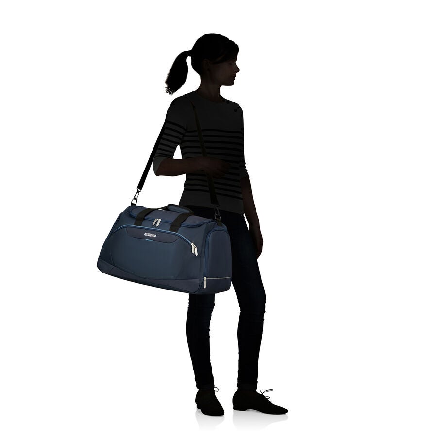 American Tourister SummerRide Duffle (21") in the color Navy. image number 10