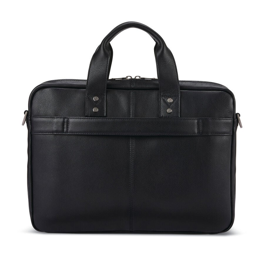 Samsonite Classic Cuir Mallette Mince in the color Noir. image number 3