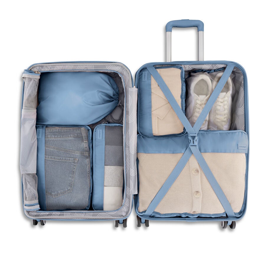 American Tourister Stratum 3.0 6 Piece Packing Cubes in the color Elemental Blue. image number 2