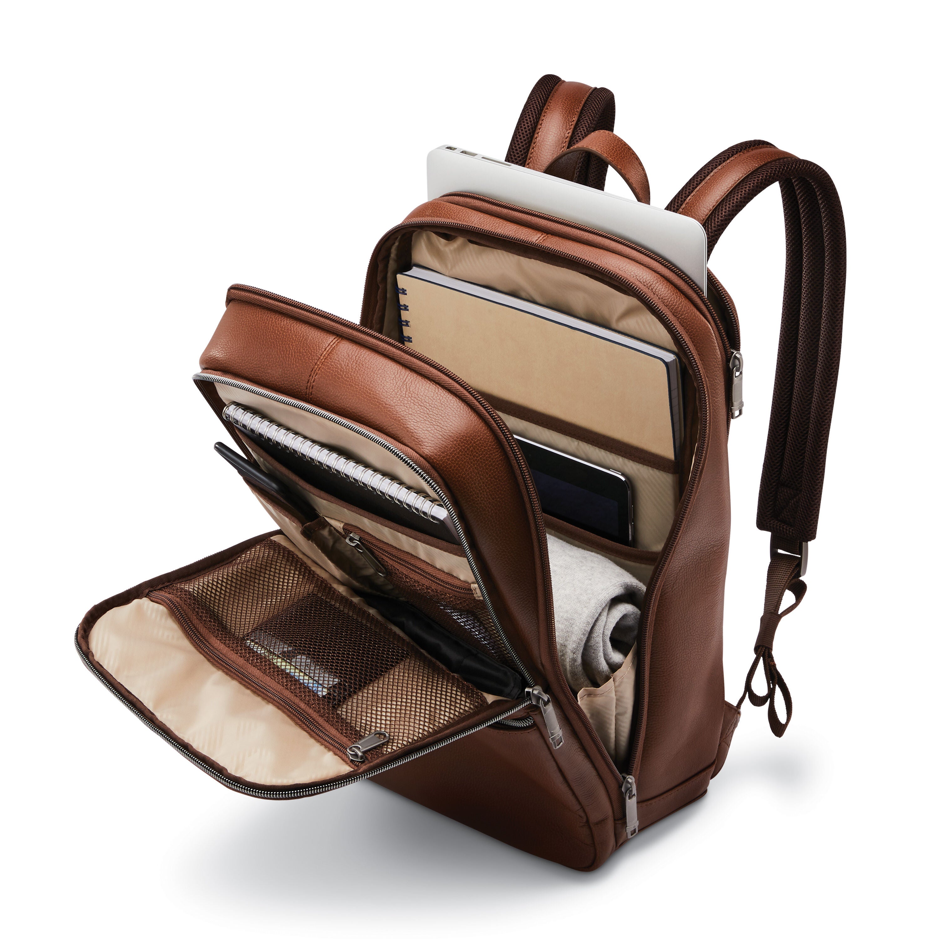 Samsonite leather slim laptop backpack store