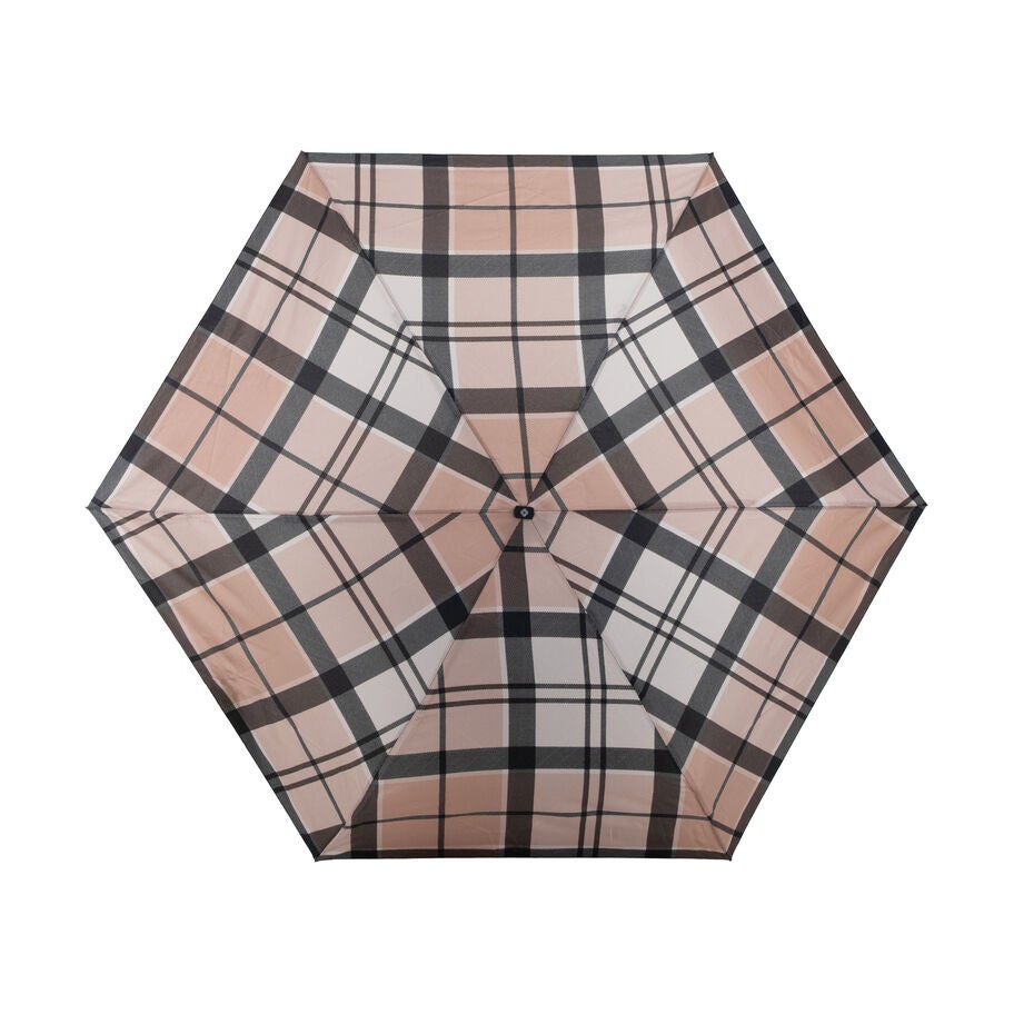 Samsonite Umbrellas Plat Manuel in the color Damier beige. image number 1