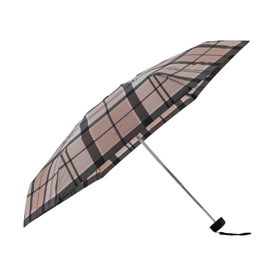 Samsonite Umbrellas Plat Manuel in the color Damier beige. image number 0
