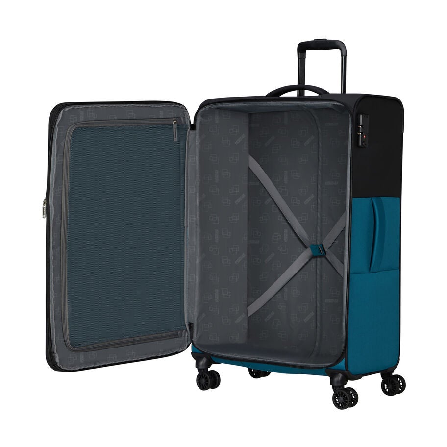 American Tourister Daring Dash Ensemble de 3 Bagages in the color Noir/Bleu. image number 2