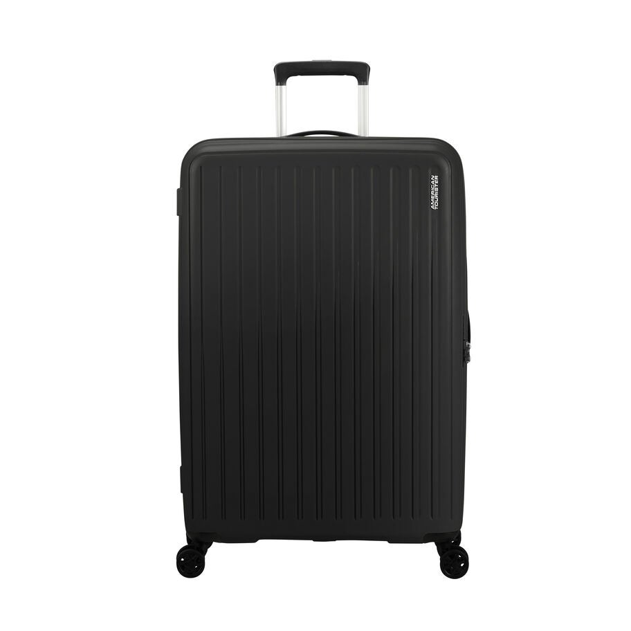 American Tourister Rejoy Spinner Large in the color True Black. image number 8