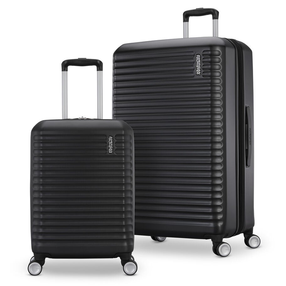 American Tourister Stratum 3.0 2 Piece Set (CO/L) in the color Black. image number 0