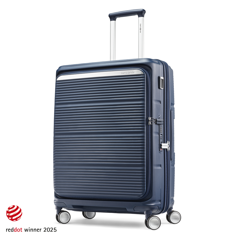 Samsonite Paralux Rigide Valise Moyen &agrave; Roues in the color Minuit Marine. image number 0