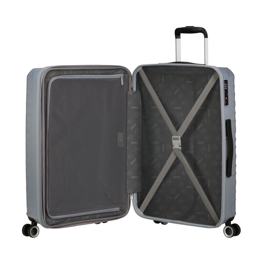 American Tourister Surftime Spinner Medium in the color Silver. image number 1