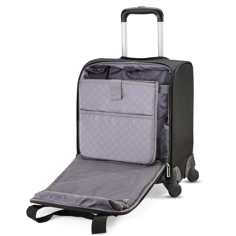 Samsonite Spinner Underseater w/ USB Port in the color Black. image number 2
