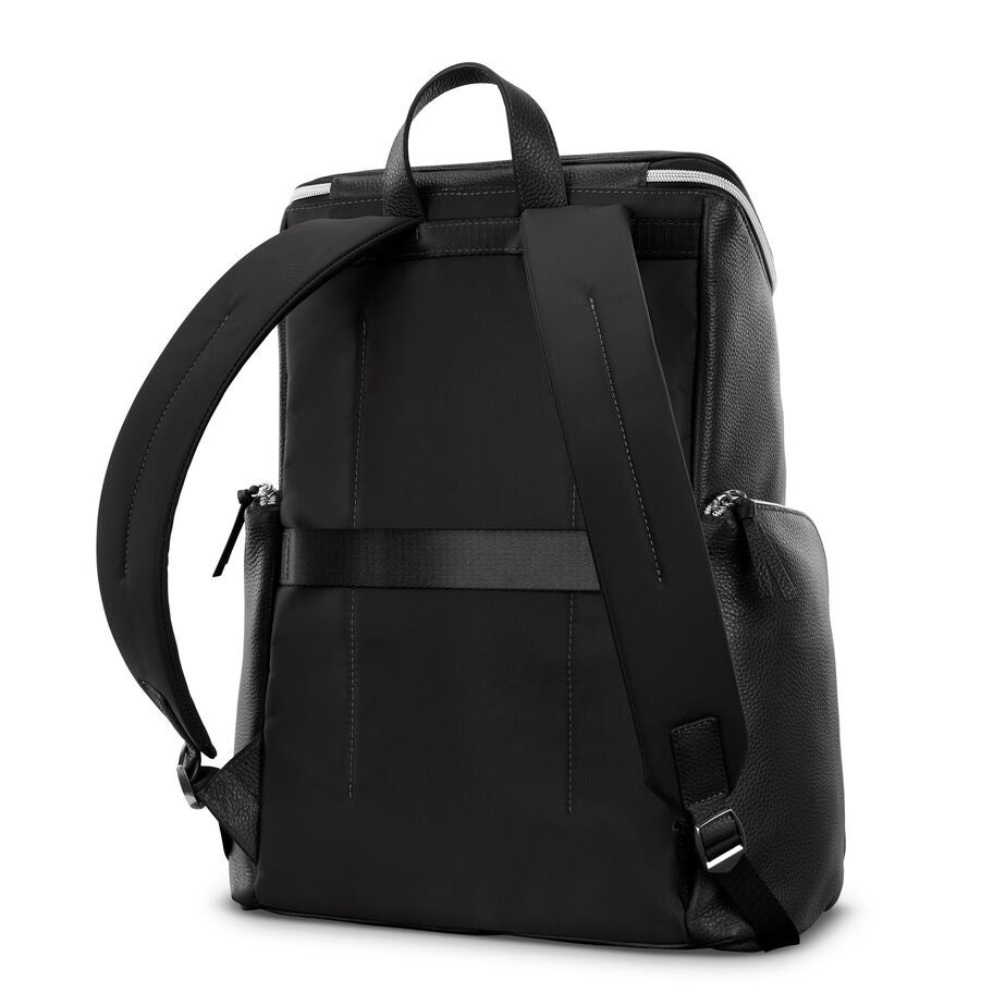 Samsonite Mobile Solution 2 Leather Deluxe Backpack in the color Black. image number 5