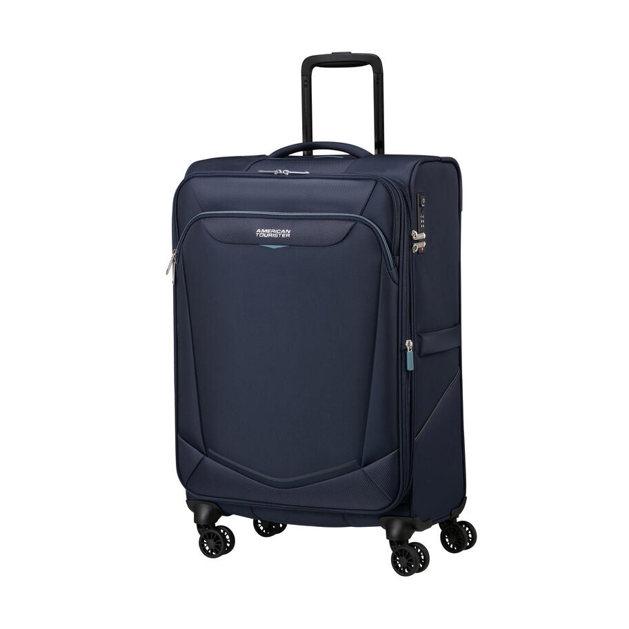 American Tourister SummerRide valise moyen &agrave; roues in the color Marine. image number 0