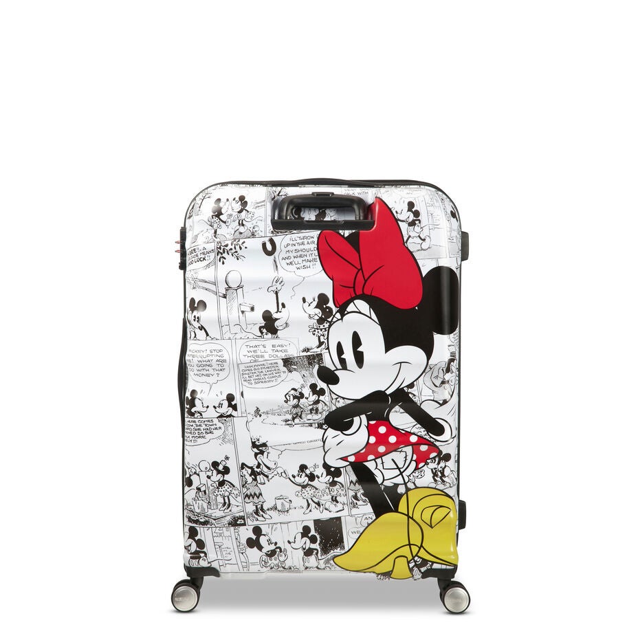 American Tourister Disney Wavebreaker Spinner Large in the color Minnie Comics White. image number 5