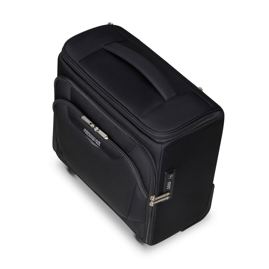 American Tourister SummerRide Expandable Upright Underseater in the color Black. image number 9