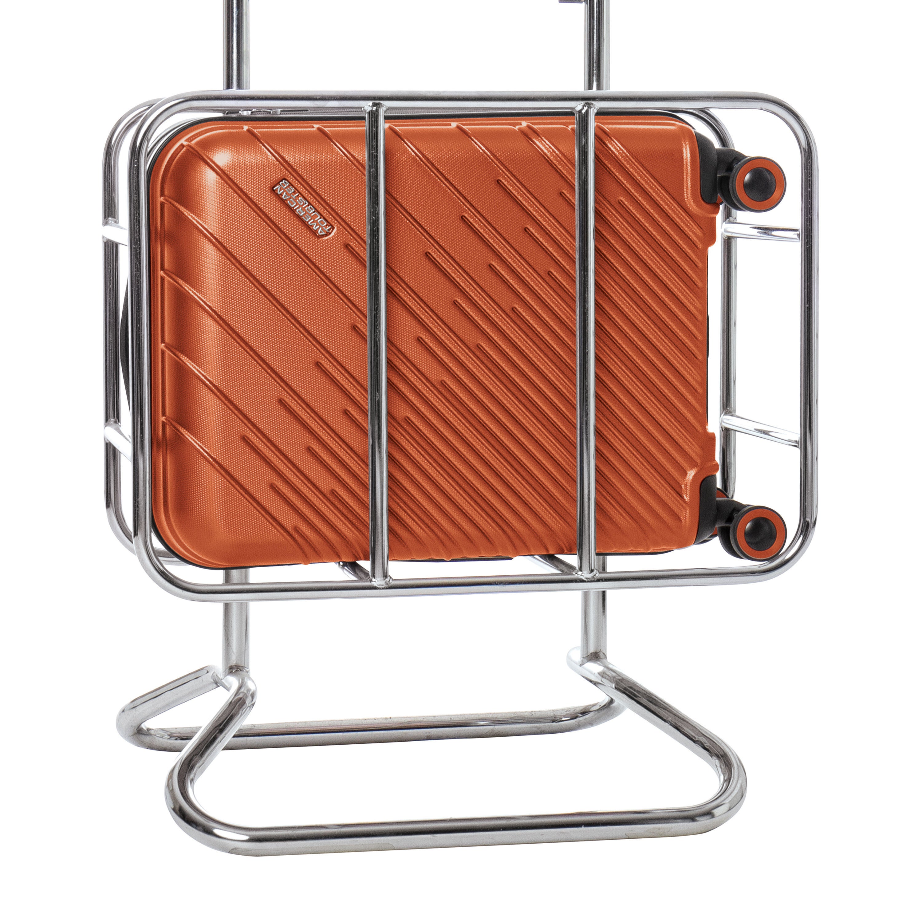 Orange samsonite luggage set store