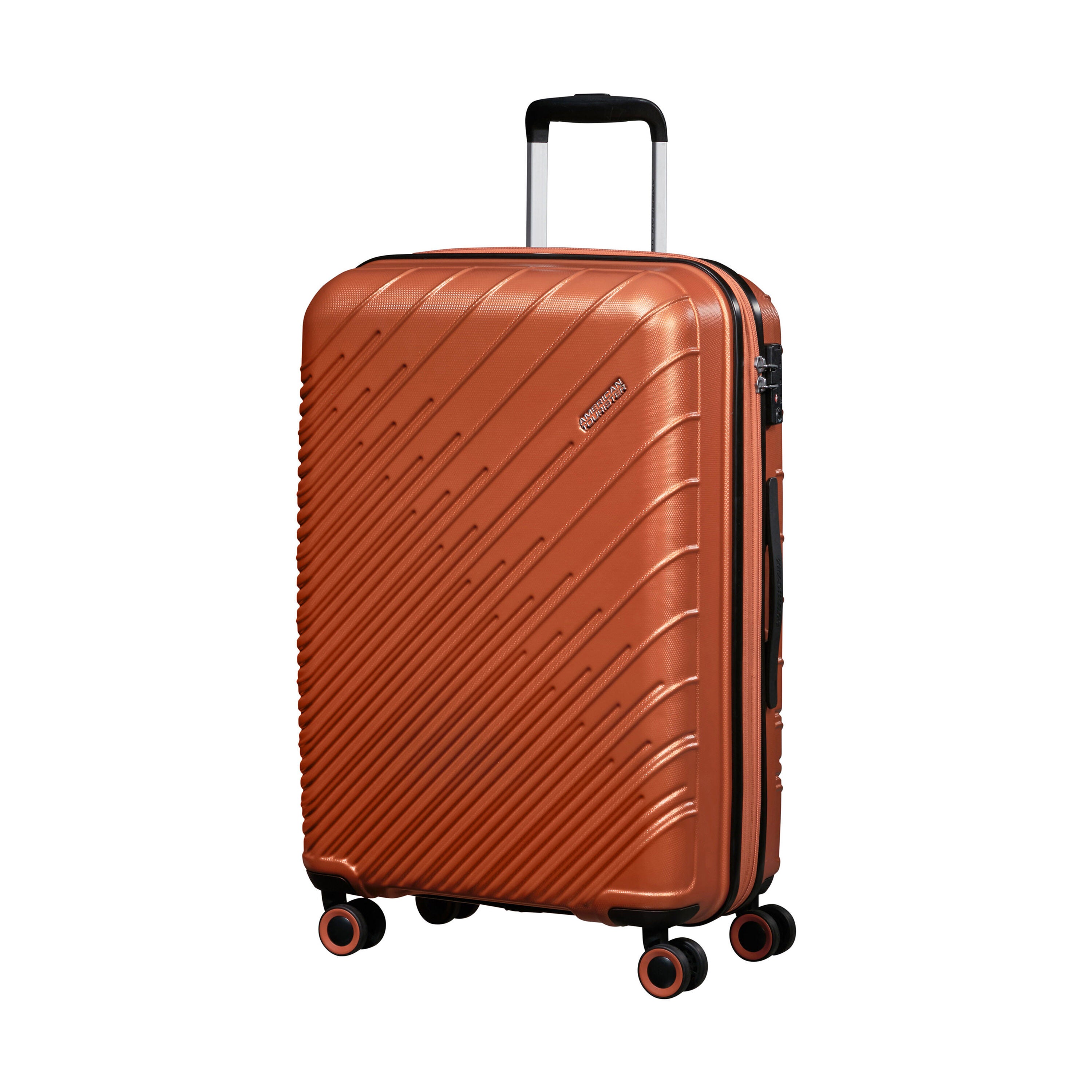 Medium size store hard shell suitcase