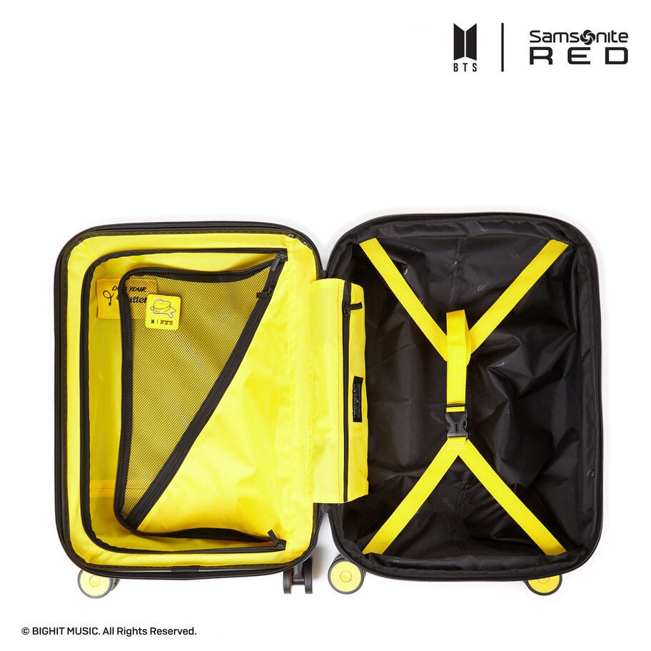 BTS Butter X Samsonite Valise cabine extensible Spinner