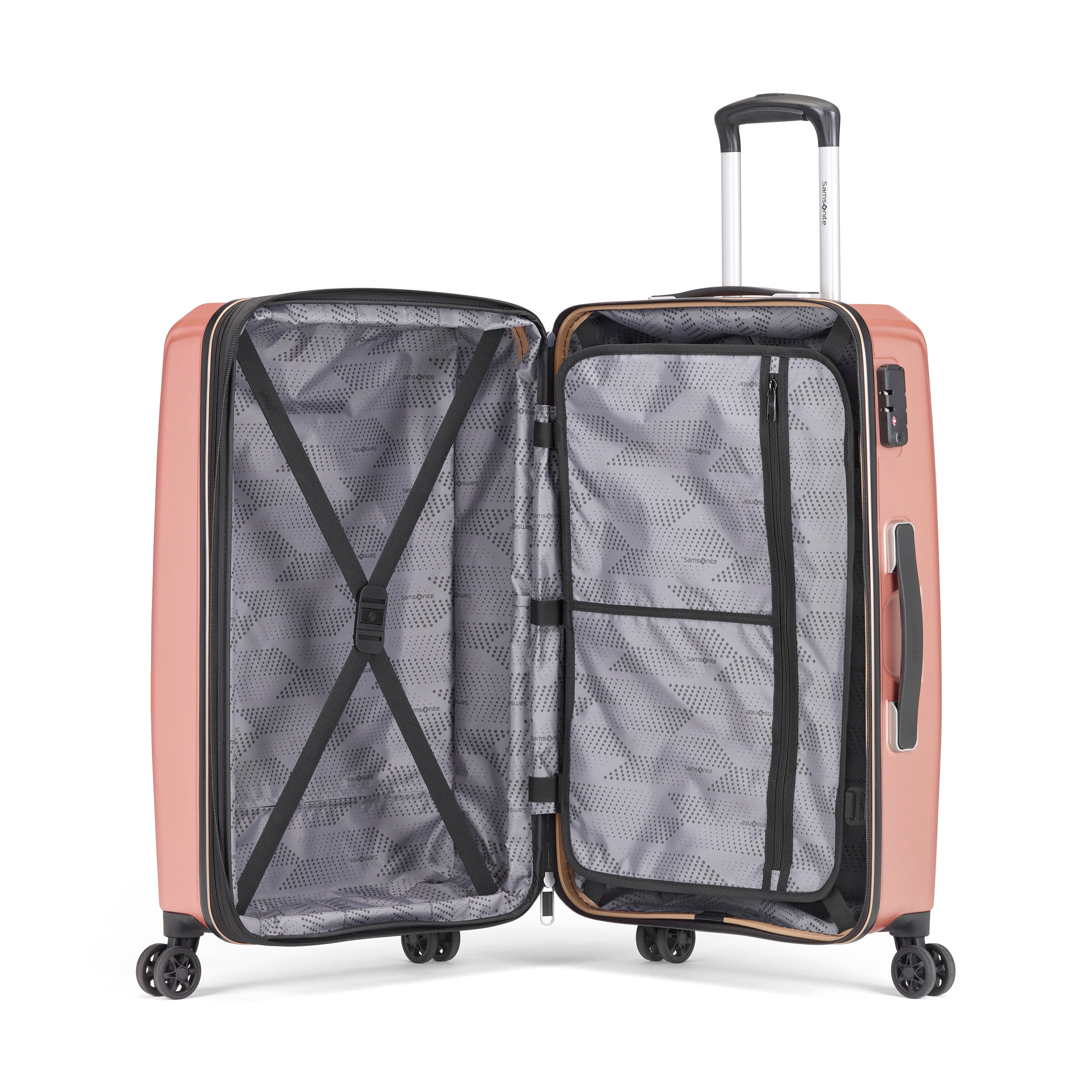 Samsonite rose gold best sale