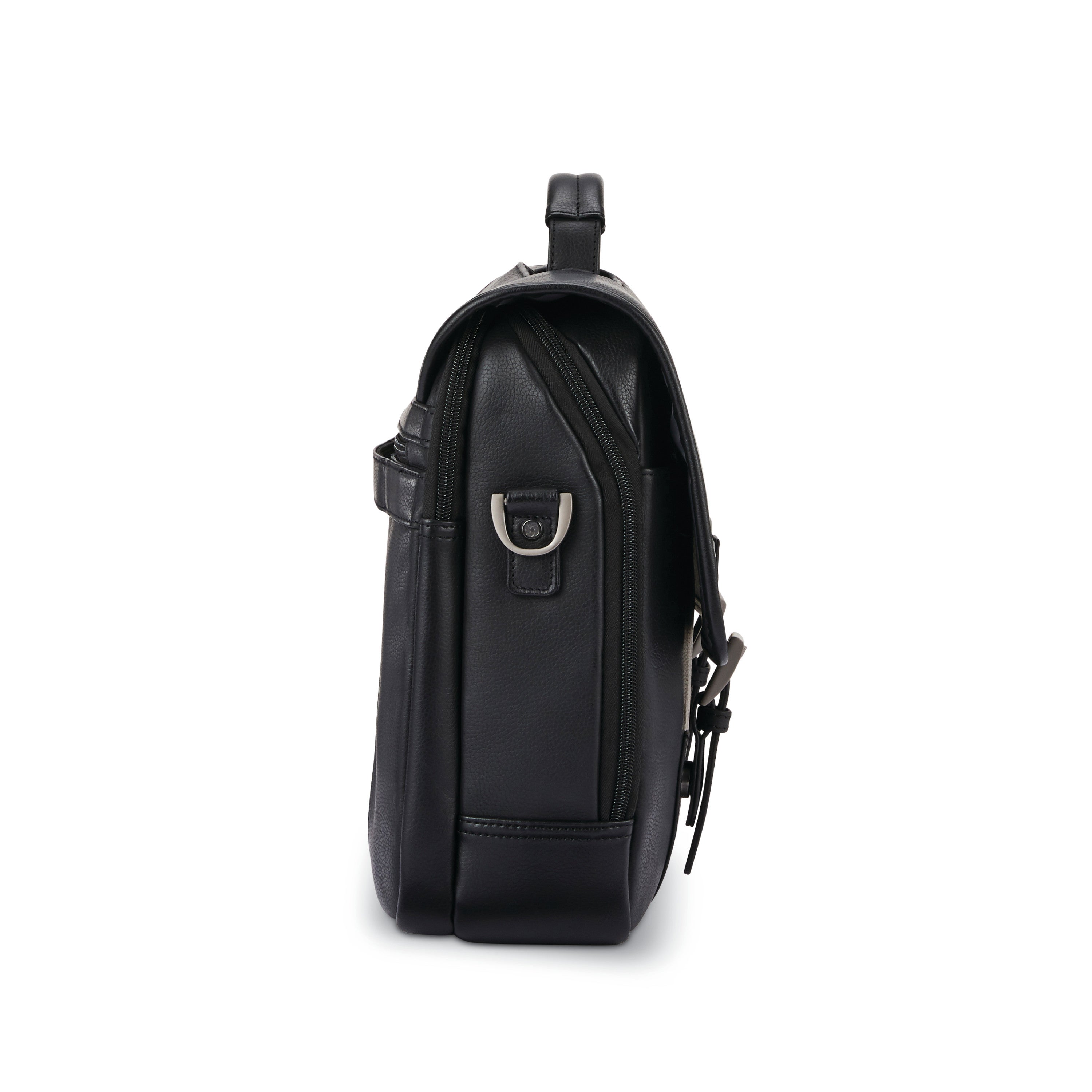 Samsonite leather flap over business bag sale